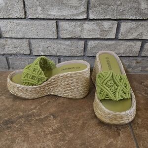 Avocado | AZARAYAH | Thick Love Platform Sandal